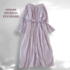 デニム ロングワンピース