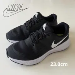 NIKE STAR RUNNER GSブラック ランニングシューズ23.0cm