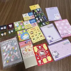 サンリオ　レトロ　キティちゃん　シール　メモ帳　ステッカー　まとめ売り