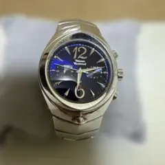 Vivienne Westwood 腕時計 アーマークロノグラフ シルバー Vivienne Westwood - 【動作OK】vivienne 腕時計 アーマークロノグラフ