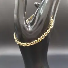 美品✨GIVENCHYジバンシィ、ゴールド喜平ブレスレット、ヴィンテージ_ 