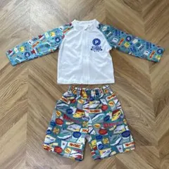 プラレール水着　ラッシュガード　セット 100cm　男の子