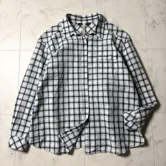 UNTITLED NALYA コットンリネン チェック柄 長袖シャツ 比翼仕立てのサムネイル