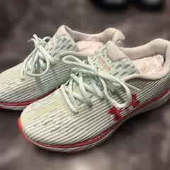 美品！Under Armour ミントグリーン/ピンク24cm