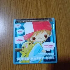 希少　SUPER HAPPY GIRL　ミラー　鏡　平成レトロ　ファンシー