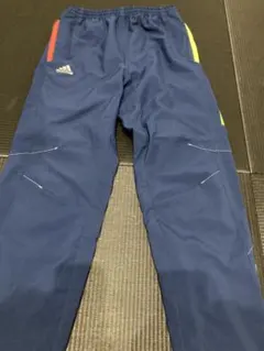 adidas ジャージパンツ S ネイビー ストライプ