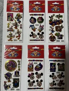 Disney ミッキーマウス ステッカー 6シートセット