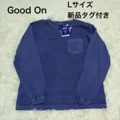 新品タグ付き✨Good On ロングスリーブポケットTシャツ ブルーのサムネイル