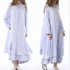 styling/ スタイリング ヘムフレア2WAYシャツワンピース