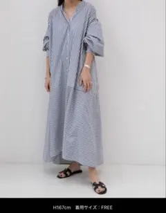 AKTE ボリュームロングシャツワンピースのサムネイル
