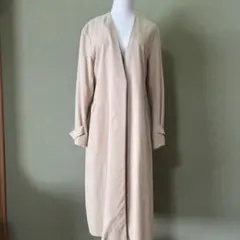 BEAUTY&YOUTH ベージュ ロングコート ウエストリボン付き