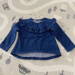 【美品】オーシャンアンドグラウンド　子供服　100 デニムトップス