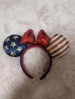 ミッキー アメリカンミニーカチューシャ ディズニー