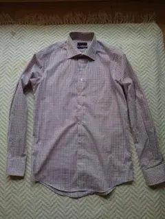 PERSON'S FOR MEN タッターソールレギュラーカラーシャツ