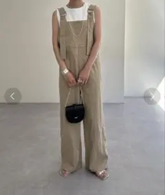 シーナリー リネン混サロペットのサムネイル
