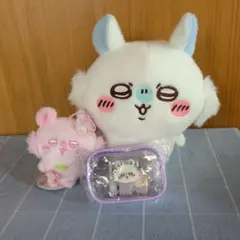 ちいかわ　モモンガ　ぬいぐるみとポーチのセット