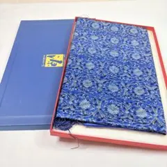 新品　美品　源右衛門　フリンジテーブルセンター　ブルーのサムネイル