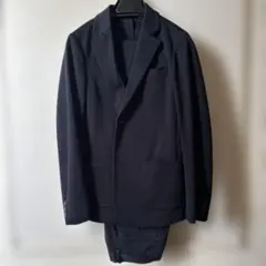 卒業式に　UNIQLO ネイビー スーツセット 上着150パンツ160