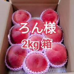 ろん様　山梨県産　天然の桃ジュース　日川白鳳　2kg箱　クール便のサムネイル