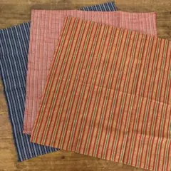 <未使用> 会津木綿　豆風呂敷　3枚