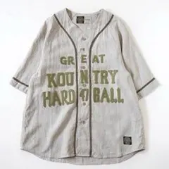 Kapital フレンチリネン ベースボールシャツ baseball shirtのサムネイル