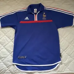 adidas フランス代表 EURO2004 ユニフォーム 青 アディダス 鶏 - メルカリ