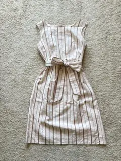 【美品】Strawberry Fields_ストライプ柄ワンピース
