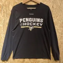 Reebok NHL Penguins Hockey 長袖カットソー サイズLのサムネイル