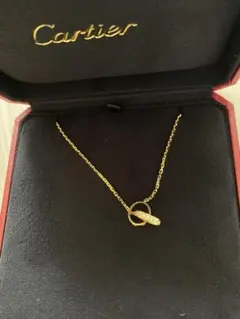 Cartier】コンビカラー チェーンネックレス 18K YG WG 保証書有 - メルカリ