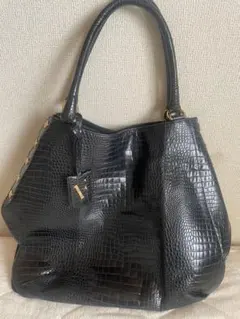 FURLA フルラクロコ型押しトートバック