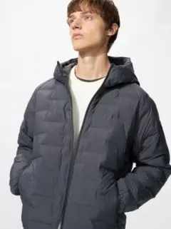 新品 ユニクロ / パフテックパーカ（DARK GRAY・Lサイズ）のサムネイル