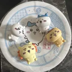 ちいかわ くら寿司 皿 ハチワレ　フィギュアセット 限定　コラボ