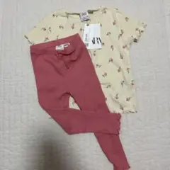 ZARA花柄Tシャツとレギンスセット98㎝
