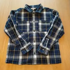 B:MING by BEAMS チェック柄シャツ ネルシャツ 140