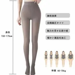 透け感タイツ 裏起毛タイツ・保温強化
