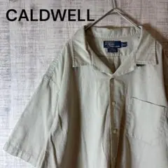 美品　CALDWELL ベージュ　XXL ポロバイラルフローレン　オープンカラー