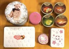 ☆ハローキティ☆泉屋☆カベンディッシュ&ハーベイ他　お菓子の空き缶まとめ売り9個