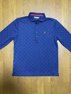 アンパスィ 共衿＆マークジャカード長袖シャツ 美品❗️ アンパスィ 共衿＆マークジャカード長袖シャツ 美品❗️ - メルカリ