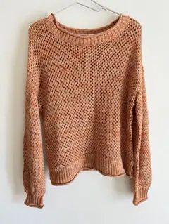 ニット オレンジ