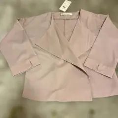 MISCH MASCH ノーカラージャケット ピンク 新品タグ付のサムネイル