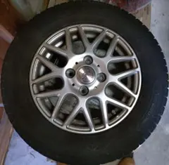 スタッドレスタイヤアルミセット145/80R13 製造18年 - メルカリ