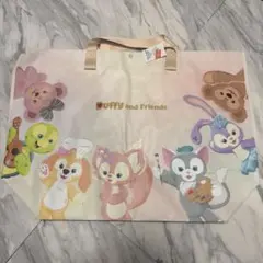 香港ディズニー限定 ショッピングバック ダッフィーフレンズ M