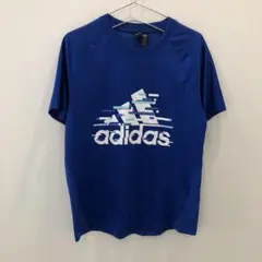 J929 adidas 青 半袖Tシャツ メンズ 160