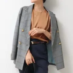 美品✨ 2024 NOLLEY’S ストレッチツイルダブルジャケット 38