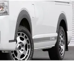 JAOS フェンダーガーニッシュ type-X ハイエース 塗装済マットブラックのサムネイル