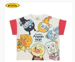 しまむら　バースデイ　アンパンマン　Tシャツ　半袖　綿100%　コットン