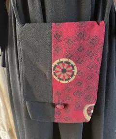 （検詩仙堂ショルダーバック　詩仙堂の端切れ　手作り