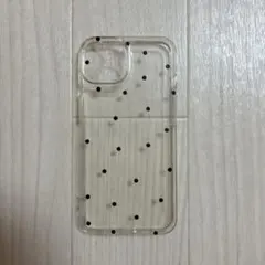スマホケース iPhone14 ドット ソフトケース