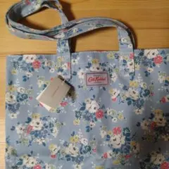 トートバッグ【ブルー花柄】キャス・キッドソン