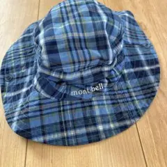 mont-bell アウトドア帽子 FREE チェック柄